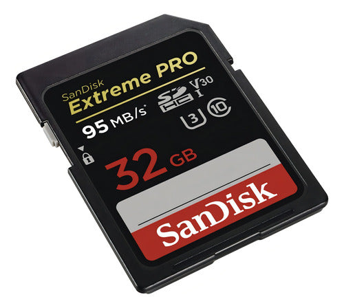 Cartão de Memória Sandisk Sd Extreme Pro 32Gb (95Mb/S)