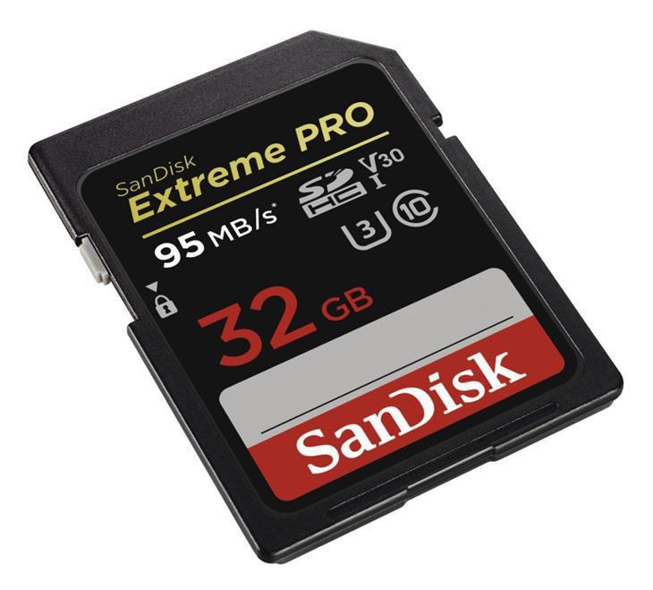 Cartão de Memória Sandisk Sd Extreme Pro 32Gb (95Mb/S)
