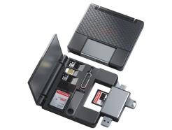 Leitor Cartão De Memória Multifuncional 7 em 1 Com Estojo