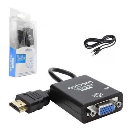 Adaptador De Hdmi Para Vga Cc-hv100 Exbom