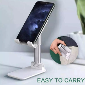 Suporte De Mesa para Celular Gv Office Ajustável Tablet Smartphone Cor Branco