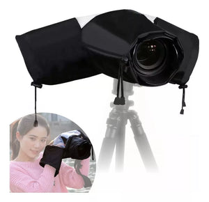 Capa De Câmera Câmeras Capa De Chuva De Câmera Padrão Preta