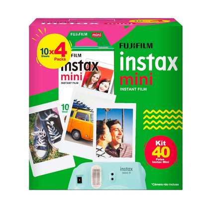 Combo de Filmes Fujifilm Instax Mini 40 Fotos