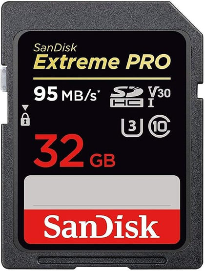 Cartão de Memória Sandisk Sd Extreme Pro 32Gb (95Mb/S)