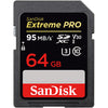 CARTÃO DE MEMÓRIA SANDISK SDHC EXTREME PRO -  64GB 95-90MB/S UHS I