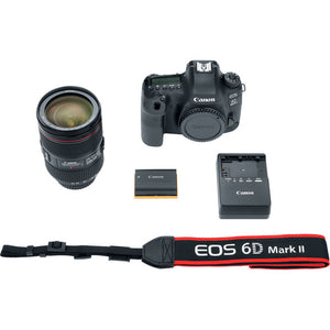CAMERA DIGITAL CANON EOS 6D MARK II COM LENTE 24-105MM