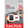 CARTÃO DE MEMÓRIA SANDISK MICROSDHC- 64GB ULTRA 80MB/S