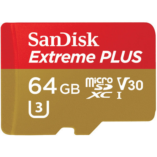 CARTÃO DE MEMÓRIA SANDISK MICROSDHC -  64GB EXTREME 100MB/S 4K