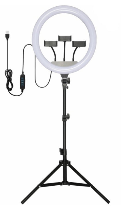 KIT RING LIGHT 35CM COM TRIPÉ 1,60M