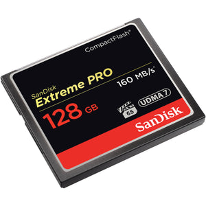 CARTÃO DE MEMÓRIA SANDISK COMPACT FLASH - CF 128GB EXTREME PRO 160MB/S