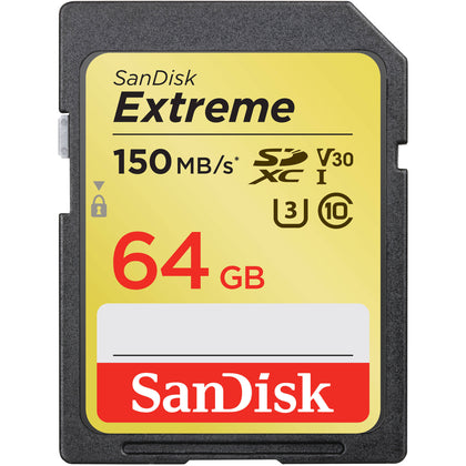 CARTÃO DE MEMÓRIA SANDISK SDHC EXTREME - 64GB/95MBS